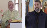 El padre Ivan Levytsky y el padre Bohdan Heleta, sacerdotes redentoristas detenidos en Ucrania por milicias rusas