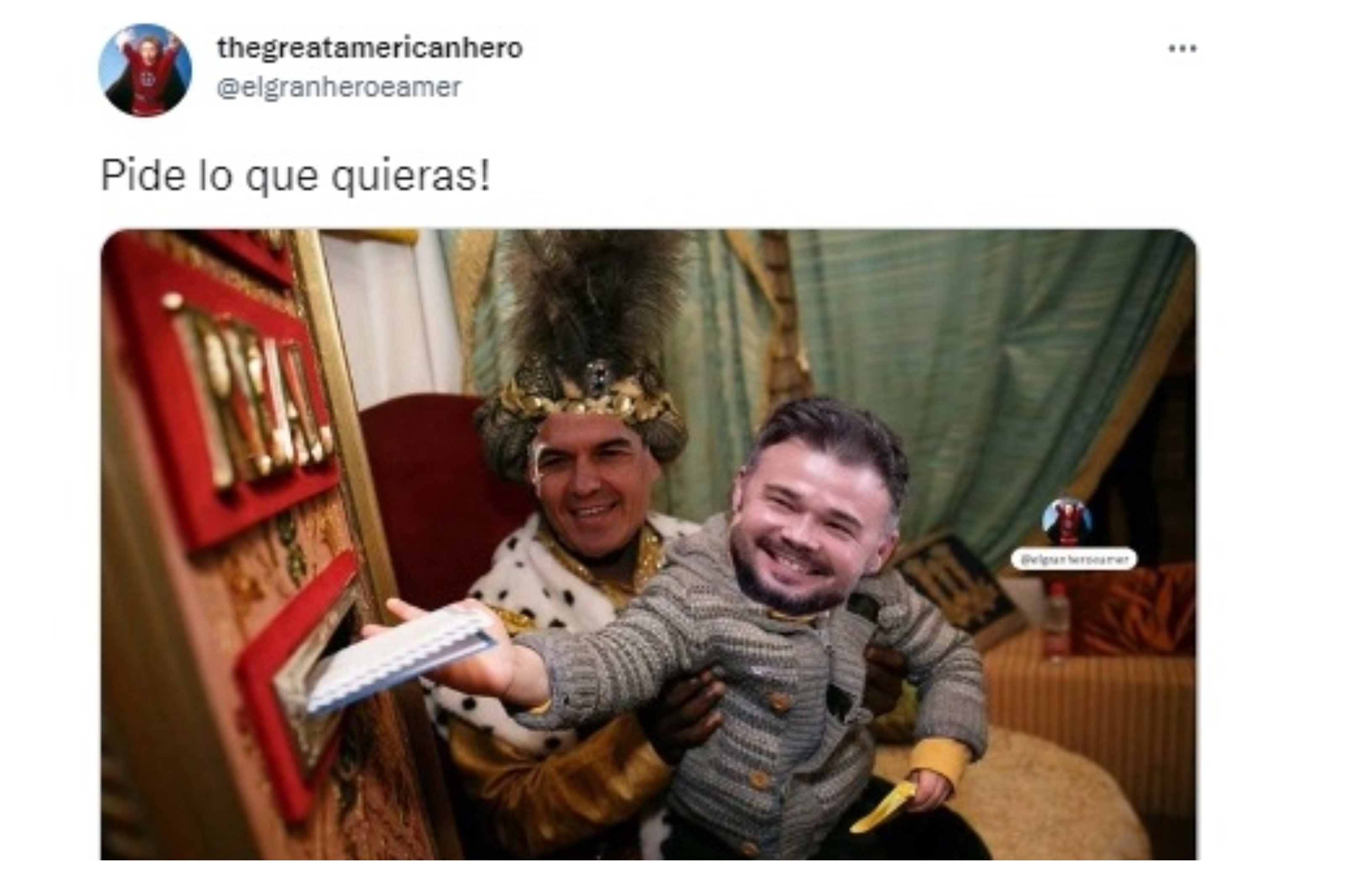 Los regalos de Papa Noel Sánchez