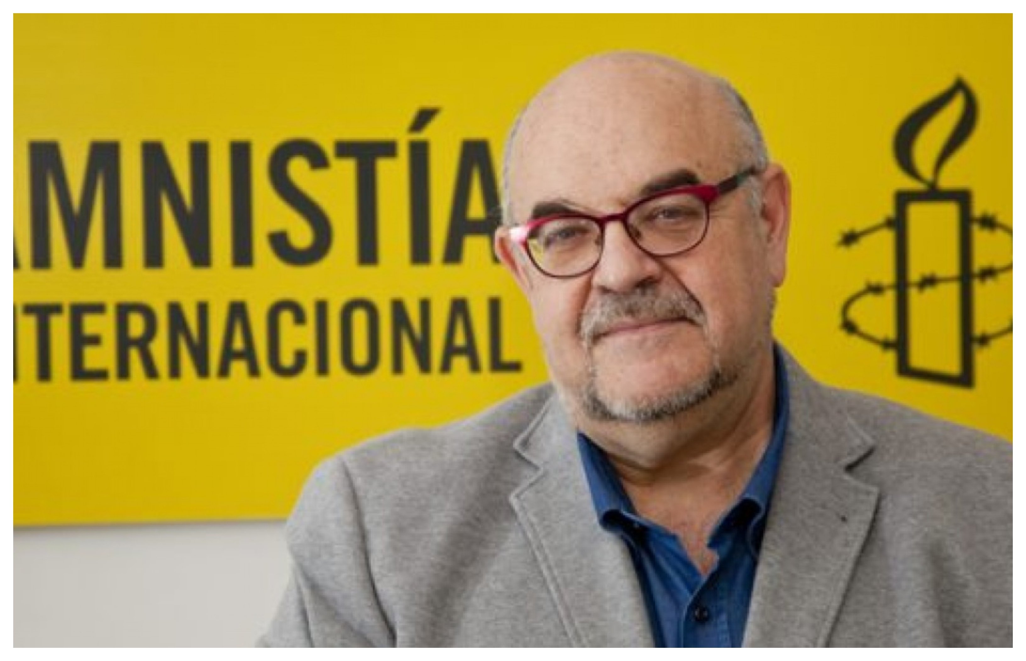 El presidente de Amnistía Internacional España, Esteban B...
