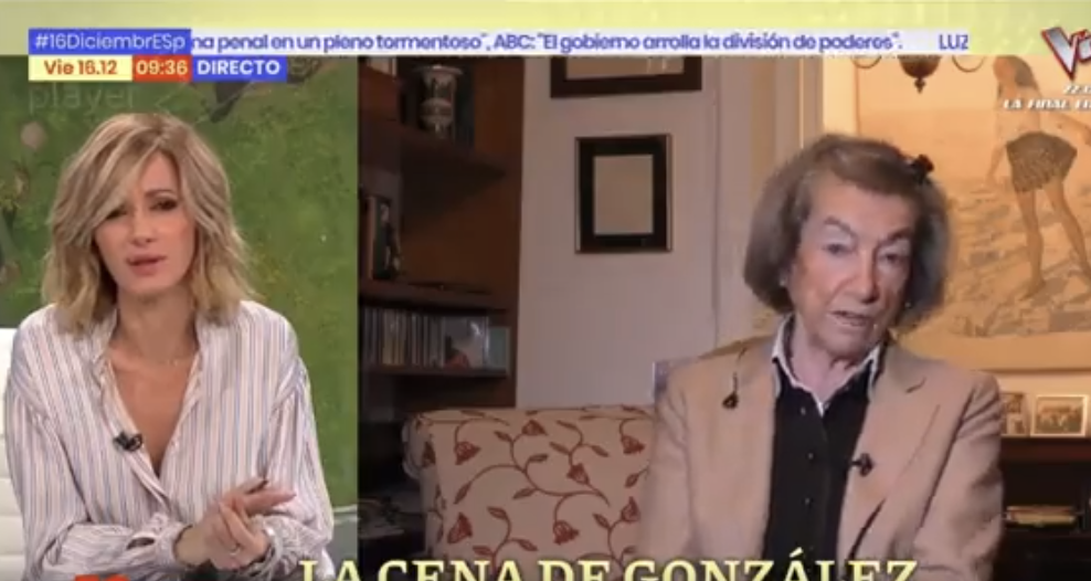 Cristina Alberdi despotrica de Pedro Sánchez Cristina Alberdi despotrica de Pedro Sánchez