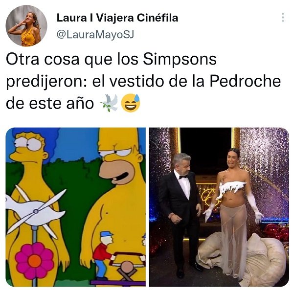 Pedroche y Simpsons