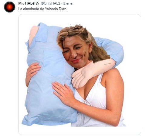 Yolanda y almohada