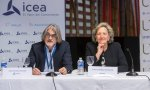 José Antonio Sánchez, director general de ICEA, y Pilar González de Frutos, presidenta de Unespa