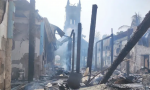 La iglesia de Nuestra Señora de la Asunción (Myanmar) completamente destruida
