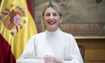 La ministra de Trabajo y Economía Social, Yolanda Díaz, es trabajadora, madugadora, fashionaria y ahora también un portento del escapismo