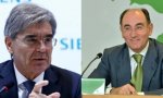 Joe Kaeser e Ignacio Sánchez Galán. Paripé alemán. Sin acuerdo entre Iberdrola y Siemens.