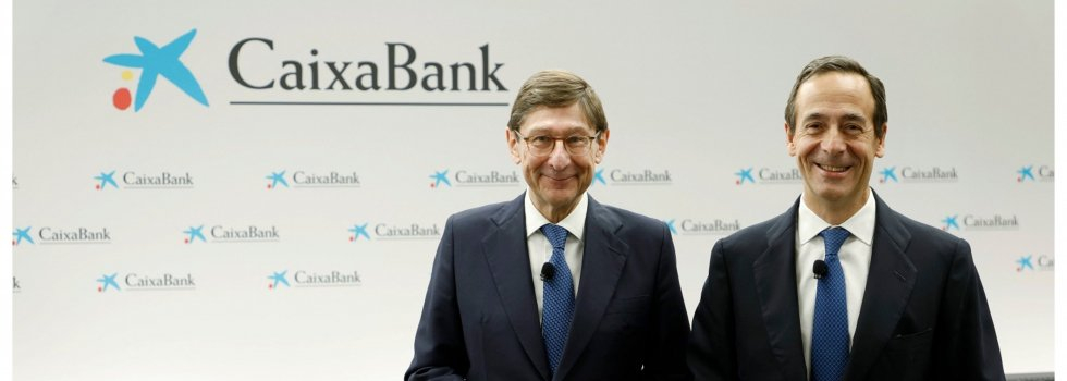 José Ignacio Goirigolzarri y Gonzalo Gortázar, presidente y consejero delegado de CaixaBank respectivamente.