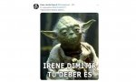 Irene, Yoda cree que debes dimitri