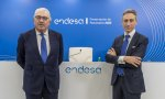 José Bogas y Marco Palermo, CEO y director financiero de Endesa, respectivamente, están satisfechos con las cifras