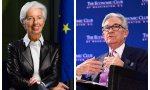 Jerome Powell y Christine Lagarde: tanto la Reserva Federal como el Banco Central Europeo (BCE) aseguran que han subido el precio oficial del dinero