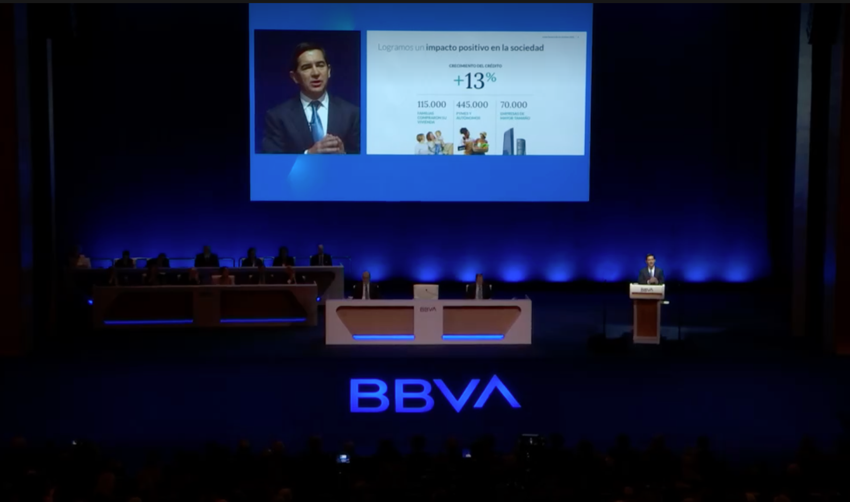 La Junta General de Accionistas del BBVA se celebrará el Bilbao, en formato híbrido