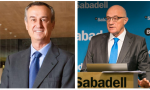 El consejero delegado y primer ejecutivo, César González-Bueno, y Pep Oliu, presidente no ejecutivo del Banco Sabadell