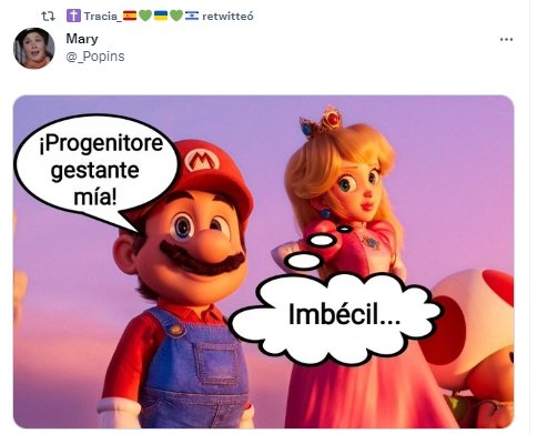 Super Mario Bros y lenguaje progre (meme)