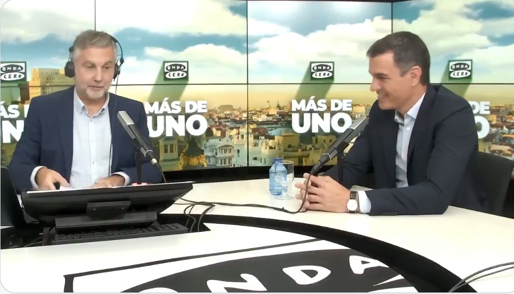 'Pedro I el mentiroso' se dignó acudir a ser entrevistado por Alsina tras 4 años gobernando. Claro, es que ahora hay elecciones...