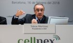 Tobías Martínez, presidente de Cellnex, que pierde por el ERE, no por las ventas y el negocio que crecen.