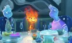 Más adoctrinamiento de niños en Disney: Lake Ripple, primer personaje no binario de Pixar, junto a los dos protagonistas de 'Elementos', Ember y Wade