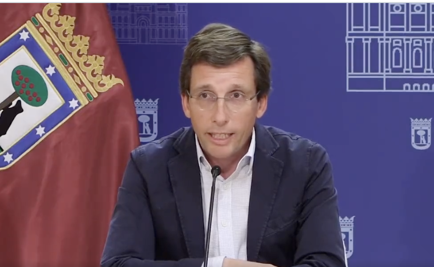 El alcalde de Madrid, contra la hipocresía feminista (Foto tomada de Twitter) El alcalde de Madrid, contra la hipocresía feminista (Foto tomada de Twitter)