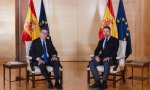 Reunión entre Santiago Abascal (Vox) y Núñez Feijóo (PP)