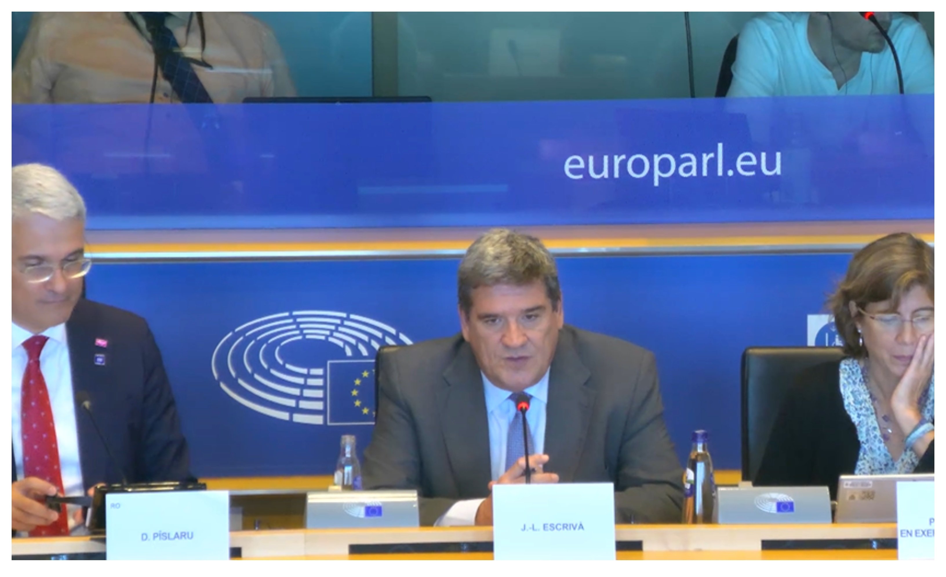 La caradura del ministro Escrivá. Asegura en Europa que quiere mejorar la situación de los autónomos