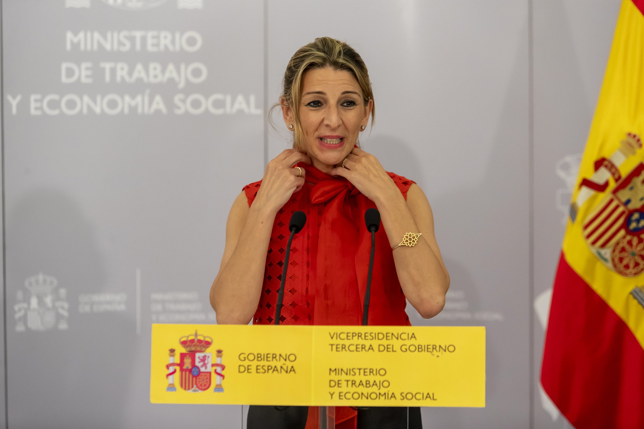 La comunista Yolanda Díaz