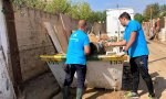 Voluntarios de CaixaBank, en las tareas de apoyo a los afectados por la DANA en Toledo