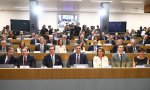 Pedro Sánchez reapareció este viernes tras el Covid, en la sede de la CEOE, donde presentó la propuesta de la Presidencia española, 'Resilient EU2030'