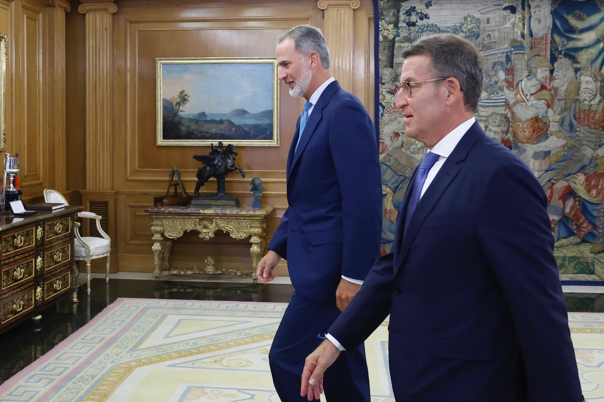 Felipe VI y Feijóo Felipe VI y Feijóo