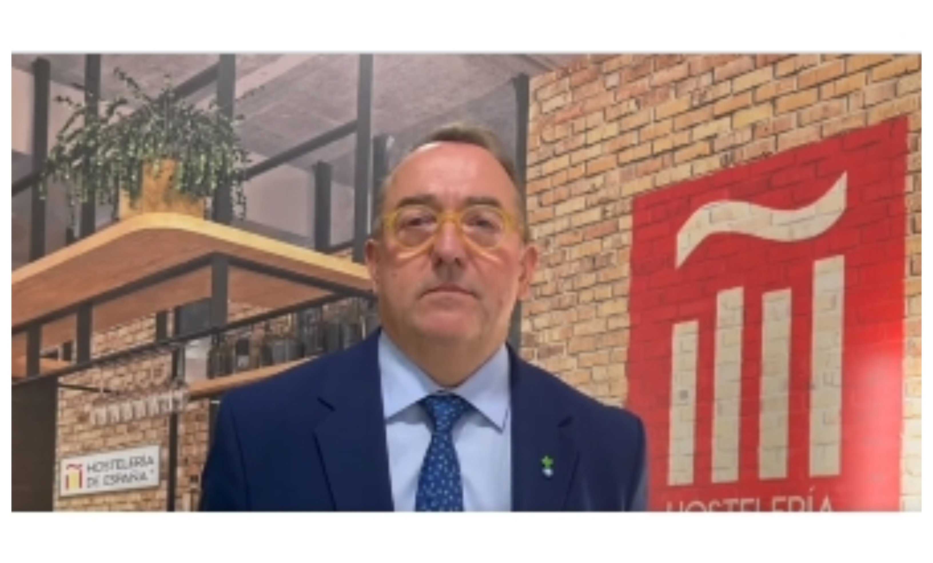 José Luis Yzuel, presidente de los hosteleros españoles