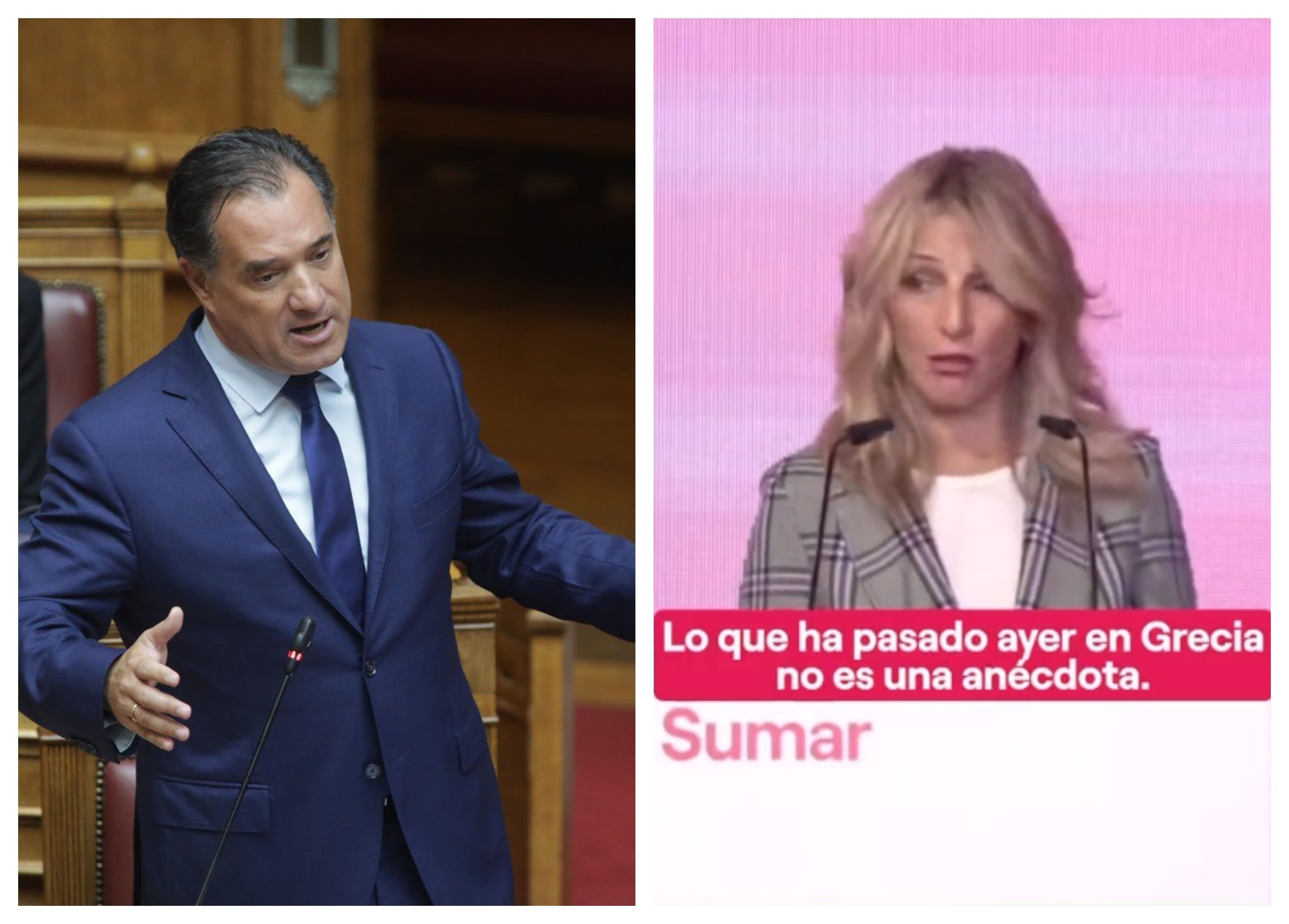 Yolanda Díaz critica la reforma laboral griega... y el ministro del ramo le responde: "Tal vez desee pedirnos algún consejo sobre cómo reducir el desempleo en su país, que lamentablemente ahora es campeón"