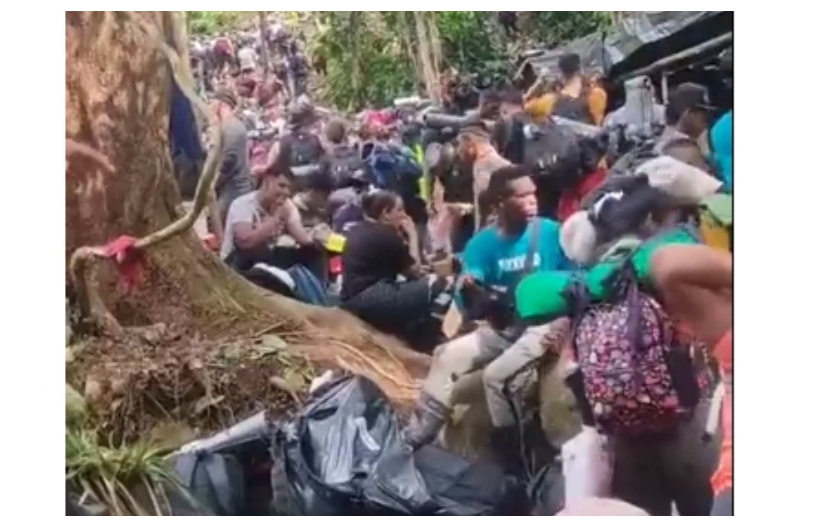 Muchos venezolanos han huido por la selva del Darién, atravesando Colombia y Panamá con la intención de llegar a EEUU. Muchos venezolanos han huido por la selva del Darién, atravesando Colombia y Panamá con la intención de llegar a EEUU.