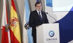 Rajoy avisa a Torra, en la sede del Círculo de Empresarios de Galicia.