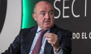 Luis de Guindos insiste del riesgo de recesión en los países con mayor deuda pública, por ejemplo, España / Foto: Pablo Moreno