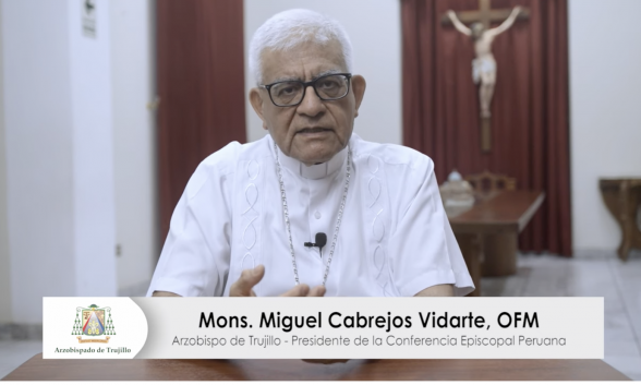 Mons. Miguel Cabrejos, Arzobispo de Trujillo y presidente de la CEP