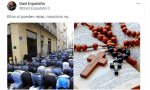 Rosario en Ferraz. En España los musulmanes sí pueden rezar en la calle, los católicos no
